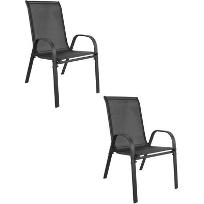 AKORD Silla Sofía - Gris Oscuro X 2 AKORD Silla Sofía - Gris Oscuro X 2
