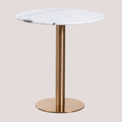 Mesa De Bar Redonda En Mármol Cosmopolitan Sklum Oro Rosa Ø70 Cm Mesa De Bar Redonda En Mármol Cosmopolitan Sklum Oro Rosa Ø70 Cm