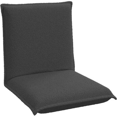 Vidaxl Sillón Ajustable Gris Oscuro Tela De Oveja Vidaxl Sillón Ajustable Gris Oscuro Tela De Oveja