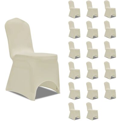 Funda de silla elástica crema vidaXL - Tipo de silla Funda de silla elástica crema vidaXL - Tipo de silla