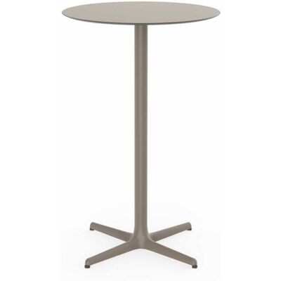 Mesa Redonda Alta Ø70 Toledo Resol Madera Metal Marrón Mesa Redonda Alta Ø70 Toledo Resol Madera Metal Marrón
