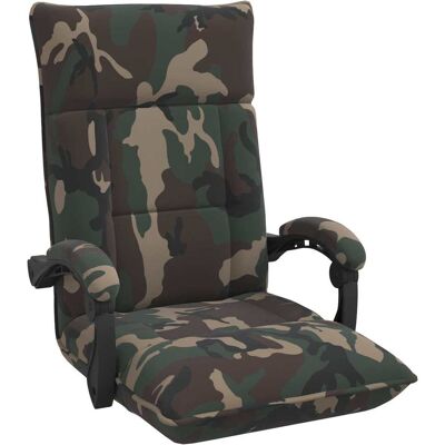 Sillón Ajustable Verde Militar Tela Vidaxl Sillón Ajustable Verde Militar Tela Vidaxl