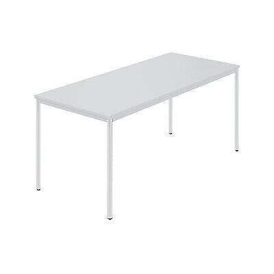 Eurokraft - Mesa Rectangular Tubo Redondo Revestido A X P 1600 X 800 Mm Eurokraft - Mesa Rectangular Tubo Redondo Revestido A X P 1600 X 800 Mm