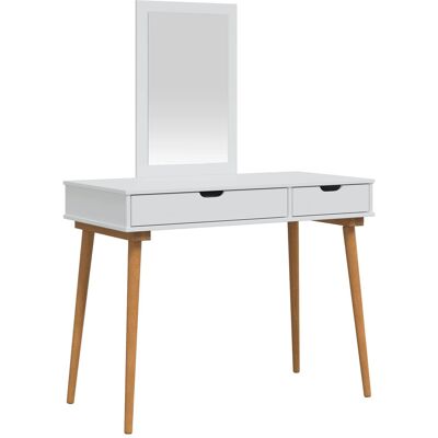Conjunto De Mesa De Tocador Fauske 2 Pcs Blanco Vidaxl Conjunto De Mesa De Tocador Fauske 2 Pcs Blanco Vidaxl