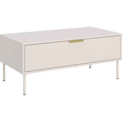 Selsey Vena – Mesa De Centro Con Cajón - Cachemire - 100x50 Cm Selsey Vena – Mesa De Centro Con Cajón - Cachemire - 100x50 Cm