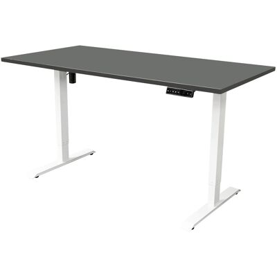 Vivol - Escritorio Regulable Eléctricamente - 160x80 Cm - Blanco / Antracita Vivol - Escritorio Regulable Eléctricamente - 160x80 Cm - Blanco / Antracita