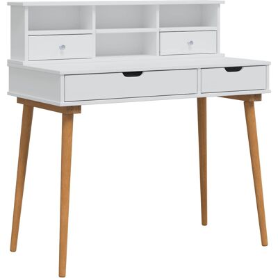 Conjunto De Mesa De Tocador Fauske 2 Pcs Blanco Vidaxl Conjunto De Mesa De Tocador Fauske 2 Pcs Blanco Vidaxl