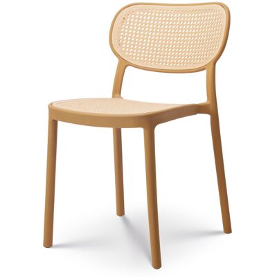 KOSMI - Silla Vintage Mostaza para Restaurante - Muebles de Restaurante KOSMI - Silla Vintage Mostaza para Restaurante - Muebles de Restaurante