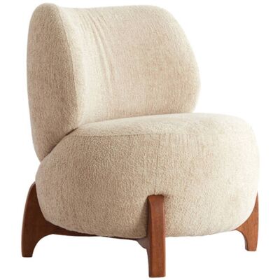 Silla Binoa - Madera, Crema/marrón - Light & Living Silla Binoa - Madera, Crema/marrón - Light & Living