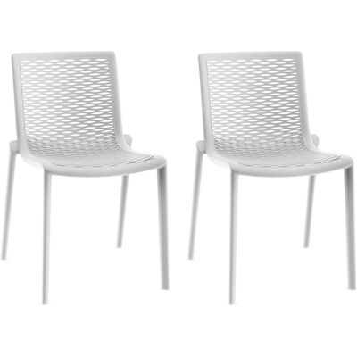 Sillas Netkat Resol Plástico Blanco (pack De 2) Sillas Netkat Resol Plástico Blanco (pack De 2)