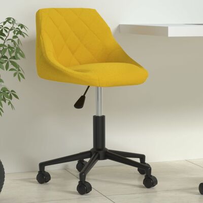 Silla De Oficina Giratoria De Terciopelo Amarilla Mostaza Vidaxl Silla De Oficina Giratoria De Terciopelo Amarilla Mostaza Vidaxl