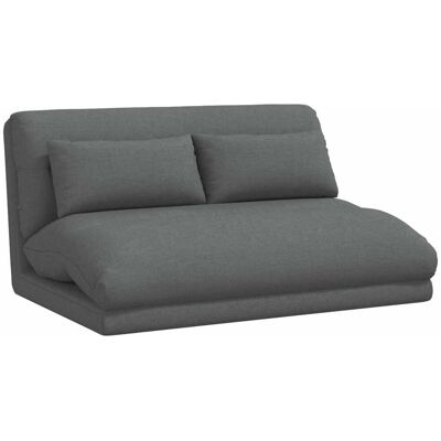 Vidaxl Sillón Ajustable Gris Oscuro Tela Vidaxl Sillón Ajustable Gris Oscuro Tela