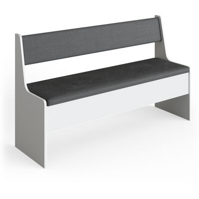 Vicco - Banco De Comedor Roman, Blanco, 136.6 X 41.5 Cm Vicco - Banco De Comedor Roman, Blanco, 136.6 X 41.5 Cm