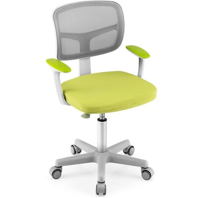 Costway - Silla Para Escritorio Para Niños, Silla Para Ordenador Para Niños Con Altura Regulable, Ruedas Con Frenos, Silla Giratoria De Red Para Niños 3-10 Años, Para Casa Escuela (verde) Costway - Silla Para Escritorio Para Niños, Silla Para Ordenador Para Niños Con Altura Regulable, Ruedas Con Frenos, Silla Giratoria De Red Para Niños 3-10 Años, Para Casa Escuela (verde)