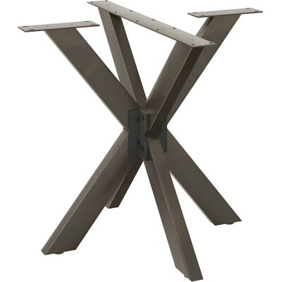 Pata De Mesa De Comedor Forma Araña Negra 85x85x(72-73) Cm Acero Vidaxl Pata De Mesa De Comedor Forma Araña Negra 85x85x(72-73) Cm Acero Vidaxl