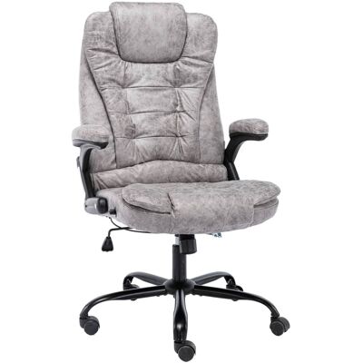 Silla De Oficina De Piel De Ante Sintética Gris Claro Vidaxl Silla De Oficina De Piel De Ante Sintética Gris Claro Vidaxl