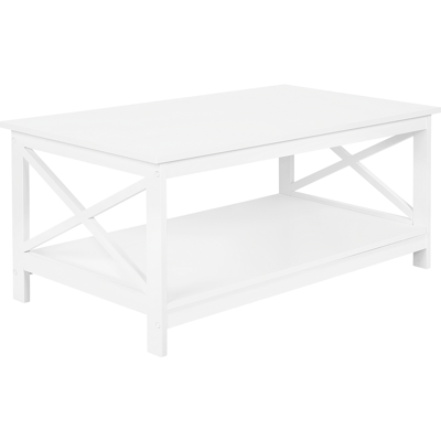 Beliani FOSTER Mesita de café blanca - Coffee Table Beliani FOSTER Mesita de café blanca - Coffee Table