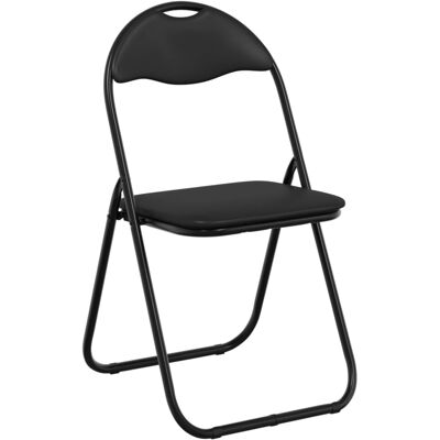 Silla Plegable 8 Uds. Cuero Sintético Negro 48 X 43,5 X 81 Cm Vidaxl Silla Plegable 8 Uds. Cuero Sintético Negro 48 X 43,5 X 81 Cm Vidaxl