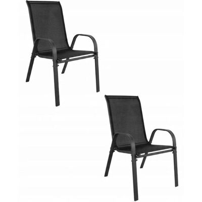 AKORD Domartstyl Sofia Silla Negra En Textileno Confortable AKORD Domartstyl Sofia Silla Negra En Textileno Confortable
