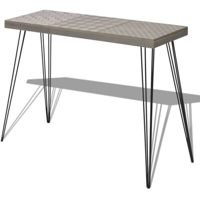Mesa Consola Gris 90x30x71,5 Cm Vidaxl Mesa Consola Gris 90x30x71,5 Cm Vidaxl