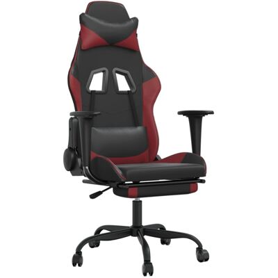 Silla de Gaming Maisonchic - Respaldo y Reposapiés Ajustables - Cuero Duradero Silla de Gaming Maisonchic - Respaldo y Reposapiés Ajustables - Cuero Duradero