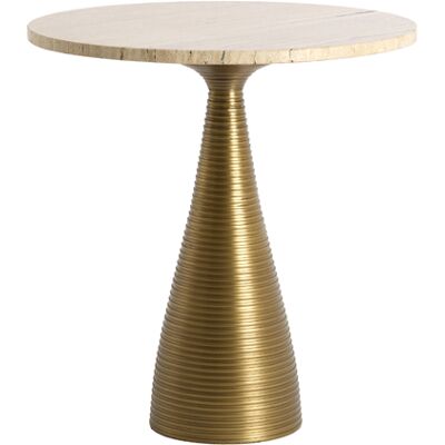 Mesa Auxiliar Marrón De Metal Robusta Light & Living Bahia Mesa Auxiliar Marrón De Metal Robusta Light & Living Bahia
