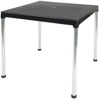 Garden Life - Mesa Apilable 70x70 Cm Aluminio Negro 4026/06 Garden Life - Mesa Apilable 70x70 Cm Aluminio Negro 4026/06