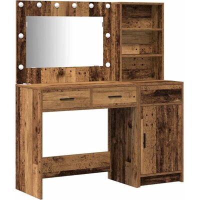 vidaXL Set aus 2 Altholz Holz Standard Stauraum Kosmetikset Brown - Juego de cosméticos vidaXL Set aus 2 Altholz Holz Standard Stauraum Kosmetikset Brown - Juego de cosméticos