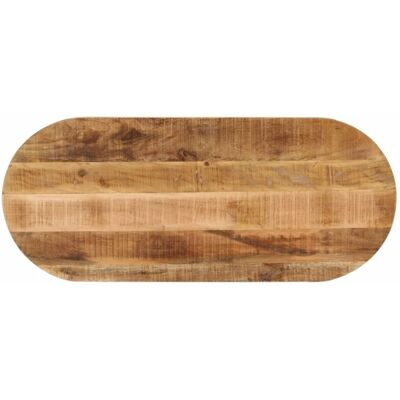 vidaXL Tabla de mesa reemplazo - Madera de mango maciza ovalada 110x50x3,8 cm vidaXL Tabla de mesa reemplazo - Madera de mango maciza ovalada 110x50x3,8 cm