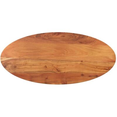 vidaXL Encimera de madera maciza de acacia ovalada - Mesa de comedor y café vidaXL Encimera de madera maciza de acacia ovalada - Mesa de comedor y café