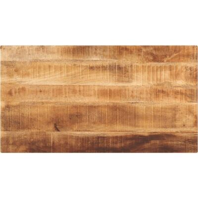 vidaXL Superficie de mesa rectangular de madera de mango maciza - Tipo de mesa vidaXL Superficie de mesa rectangular de madera de mango maciza - Tipo de mesa