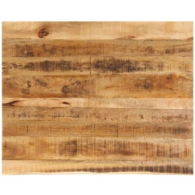 vidaXL Mesa de Madera de Mango Borde Natural - Aspecto Rústico vidaXL Mesa de Madera de Mango Borde Natural - Aspecto Rústico