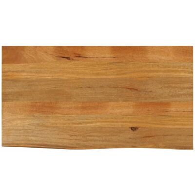 vidaXL Tablero de mesa borde natural madera maciza mango 120x60x3,8 cm - Mesa vidaXL Tablero de mesa borde natural madera maciza mango 120x60x3,8 cm - Mesa