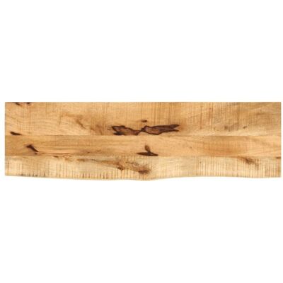 Tablero de mesa borde natural madera maciza mango 120x30x2,5 cm vidaXL - Tablero de mesa Tablero de mesa borde natural madera maciza mango 120x30x2,5 cm vidaXL - Tablero de mesa