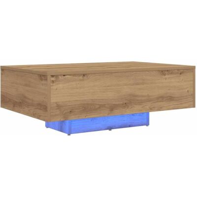 Mesa de café con luces LED Vidaxl - Mesa de café Mesa de café con luces LED Vidaxl - Mesa de café