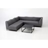 A&L Naxos set sofa esquinero 5 plazas terraza lounge tapizado gris