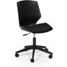 Lúzete - silla de oficina lawrence con ruedas negro - Negro