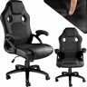 Tectake - Silla de oficina Tyson - silla de escritorio tipo gamer, silla de estudio para mesa de ordenador, asiento para despacho transpirable - 2