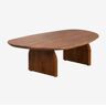 Mesa de Centro en Madera de Acacia Bedum Sklum Marrón Fresno - Marrón Fresno