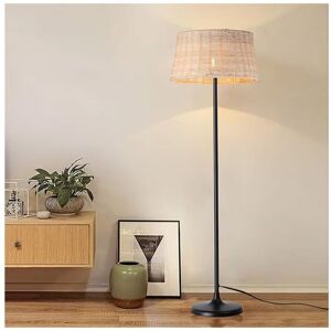 Alpinaluz Lámpara De Pie En Mimbre De Bambú Natural A Mano Con Interruptor De Cable , Base E27, Para Sala De Estar, Dormitorio. Alpinaluz Lámpara De Pie En Mimbre De Bambú Natural A Mano Con Interruptor De Cable , Base E27, Para Sala De Estar, Dormitorio.