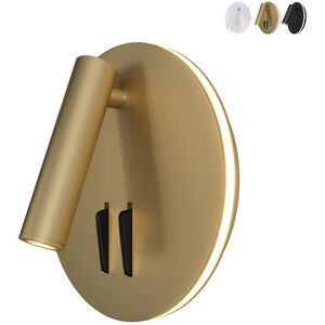 Ios 176 Technical Ios 176 Led Integrado Lámpara De Pared Lectura Oro Mate - Maytoni Ios 176 Technical Ios 176 Led Integrado Lámpara De Pared Lectura Oro Mate - Maytoni