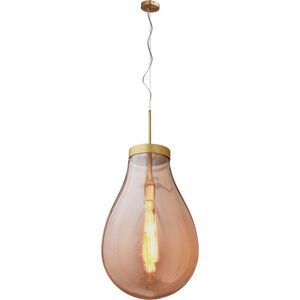 Lumineca Lámpara Colgante Hatann L 50x80 cm Ámbar - Lámpara Suspendida Lumineca Lámpara Colgante Hatann L 50x80 cm Ámbar - Lámpara Suspendida