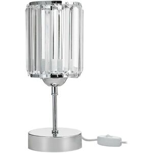 WEBMARKETPOINT Lámpara De Mesa Alis Cromada Y Pantalla Efecto Cristal Mng7079 WEBMARKETPOINT Lámpara De Mesa Alis Cromada Y Pantalla Efecto Cristal Mng7079