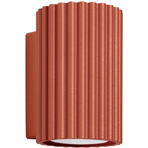 Lámpara de Pared Karbon de Sollux Lighting - 10cm Ocre Rojo - Lámpara de Pared Lámpara de Pared Karbon de Sollux Lighting - 10cm Ocre Rojo - Lámpara de Pared