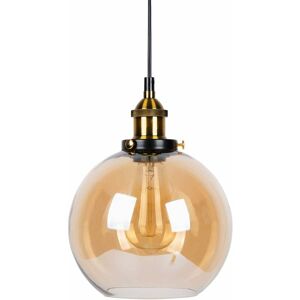 Minkurow Lámpara Colgante De Vidrio Vintage Industrial Acabado De Metal Vidrio Transparente Pantalla De Bola Redonda Lámpara Colgante Loft Lámpara Retro Lámpara De Techo Vintage (ámbar, 20 Cm) Minkurow Lámpara Colgante De Vidrio Vintage Industrial Acabado De Metal Vidrio Transparente Pantalla De Bola Redonda Lámpara Colgante Loft Lámpara Retro Lámpara De Techo Vintage (ámbar, 20 Cm)