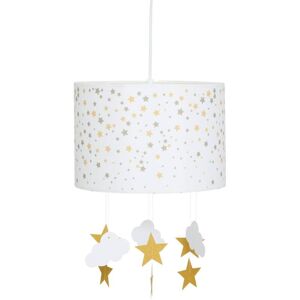 ATMOSPHERA Lámpara Colgante Infantil, Blanco Y Amarillo Con Estrellas - Multicolor ATMOSPHERA Lámpara Colgante Infantil, Blanco Y Amarillo Con Estrellas - Multicolor