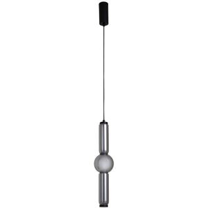 Lucande Savete Lámpara colgante de vidrio gris Lucande Savete Lámpara colgante de vidrio gris