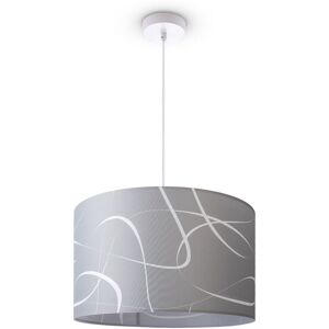 PACO HOME Lámpara Colgante Blanca - Diseño Moderno, 45,5cm PACO HOME Lámpara Colgante Blanca - Diseño Moderno, 45,5cm