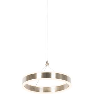 Moderno Lámpara Colgante De Acero 30 Cm Con Led Regulable En 3 Pasos - Lyani Aluminio /acero /plástico Redonda Incluye Led Max. 1 X 12 Watt - Qazqa Moderno Lámpara Colgante De Acero 30 Cm Con Led Regulable En 3 Pasos - Lyani Aluminio /acero /plástico Redonda Incluye Led Max. 1 X 12 Watt - Qazqa