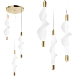 TOOLIGHT Oro Blanco G009-3CPR Lámpara de Techo LED TOOLIGHT Oro Blanco G009-3CPR Lámpara de Techo LED